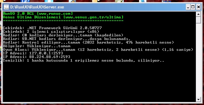 Venus-UO RunUO RC1 2.0